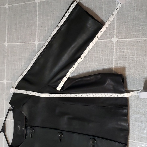 Alfani Genuine Leather Jacket, Color Black, Size L - Picture 16 of 17